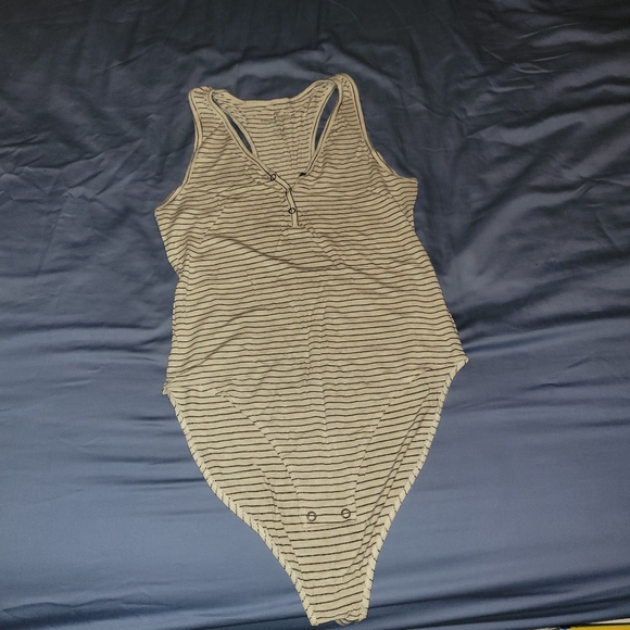 American Eagle Outfitters Tops - Striped bodysuit